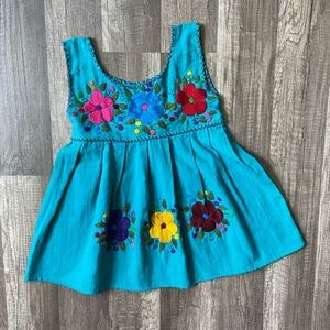 Embroidered Mexican dress 3T